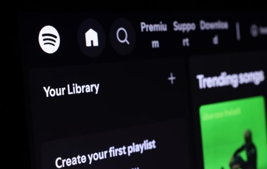 Screenshot dell'assistente conversazionale di Spotify