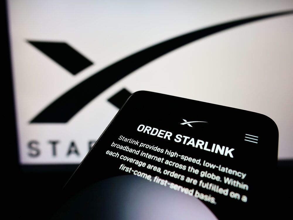 Aeromobile United Airlines con Starlink