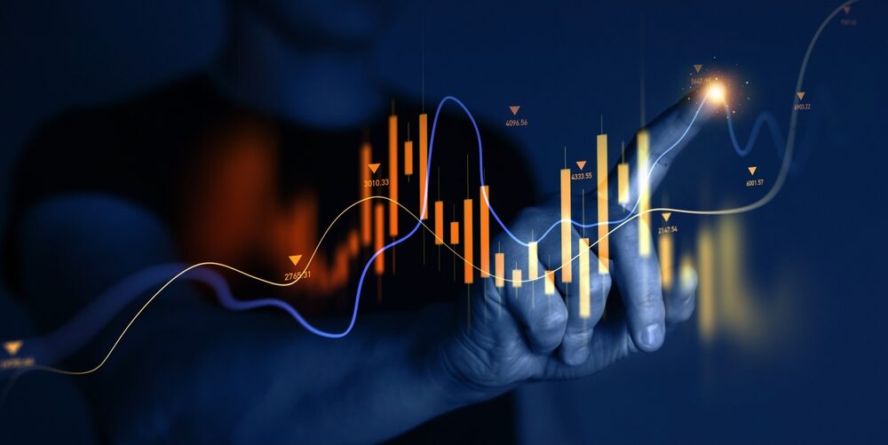 Grafico di investimenti azionari